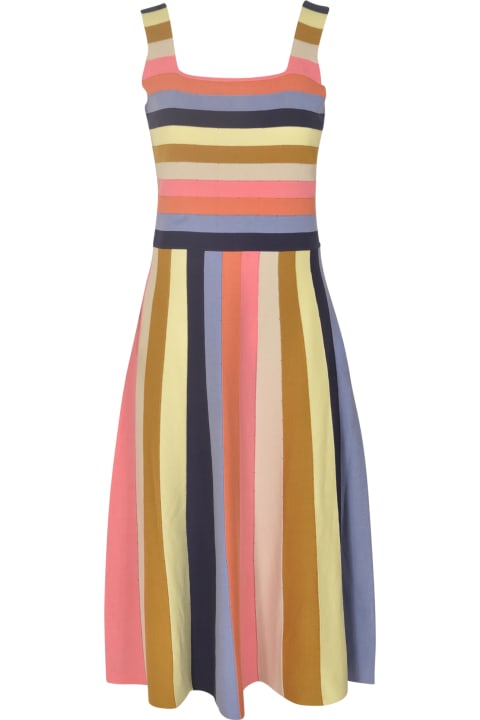 Paul Smith Dresses for Women Paul Smith Square-neck Sleeveless Stripe Dress