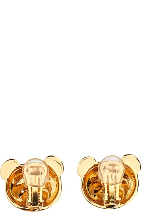 ウィメンズ イヤリング Moschino Teddy Bear Clip Earrings