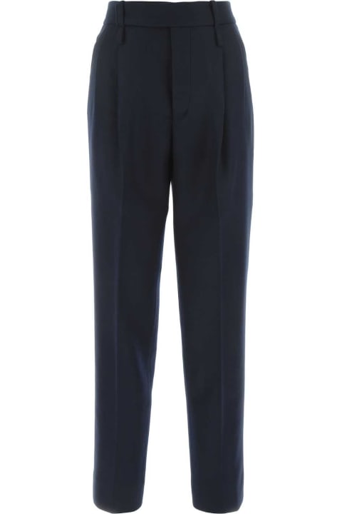 Gucci Clothing for Women Gucci Blue Cashmere Pant