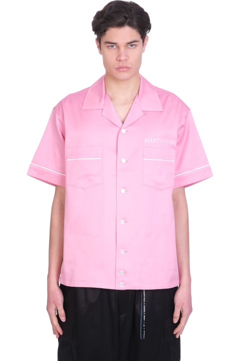 Shirt In Rose-pink Cotton
