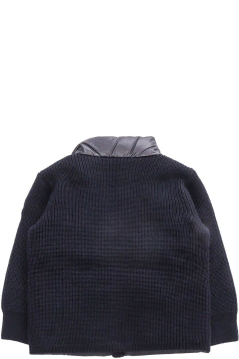 ベビーボーイズのセール Moncler Logo Patch Zipped Padded Jacket