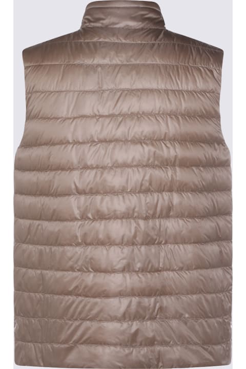 Homeware Herno Beige And Brown Reversible Down Jacket