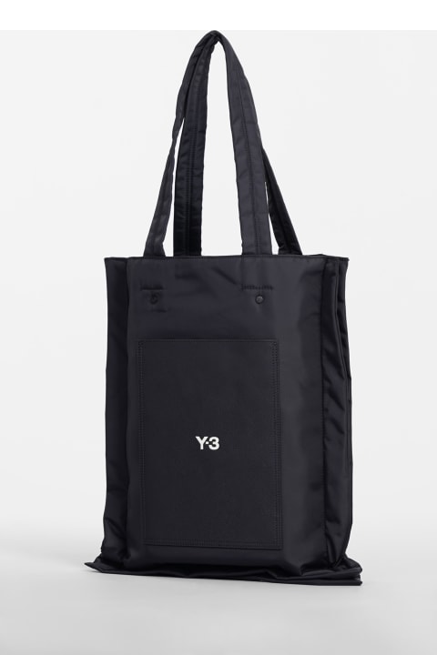 Bags for Men Y-3 Tote In Black Polyester