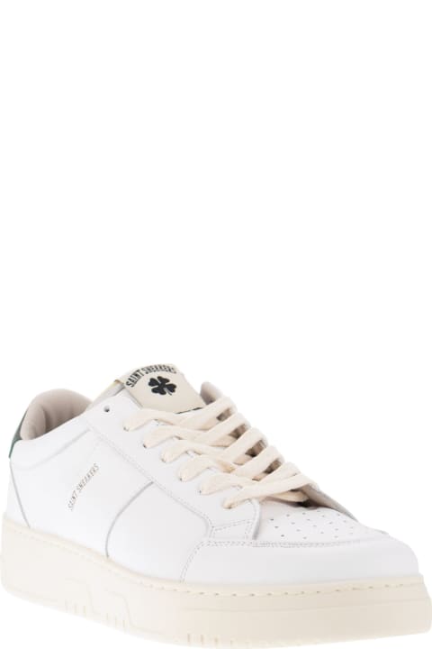 Saint Sneakers Sneakers for Men Saint Sneakers Golf - White And Forest Trainers