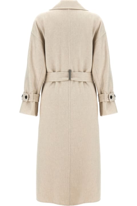 Brunello Cucinelli Coats & Jackets for Women Brunello Cucinelli Belted Coat