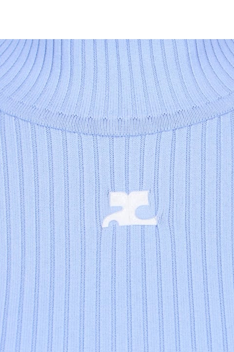 Courrèges for Women Courrèges Logo Turtleneck Sweater