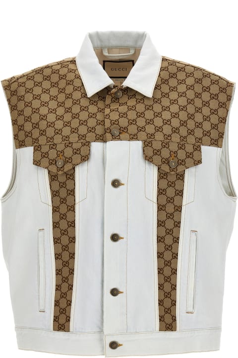 メンズ Gucciのコート＆ジャケット Gucci 'gg' Vest