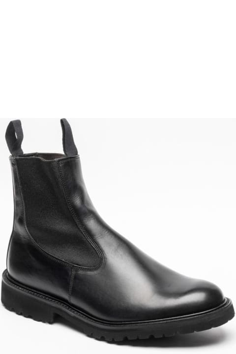 Tricker's Boots for Men Tricker's Black Olivvia Calf Chelsea Boots