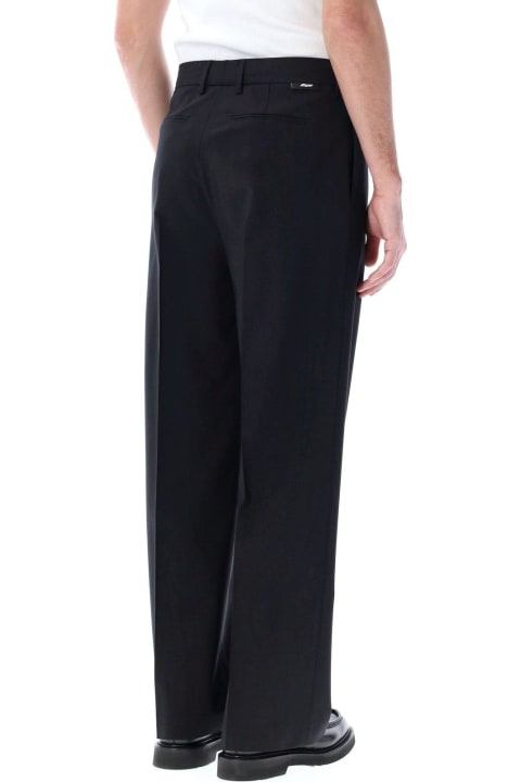 MSGM Pants for Men MSGM Straight-leg Pleated-detail Tailored Trousers