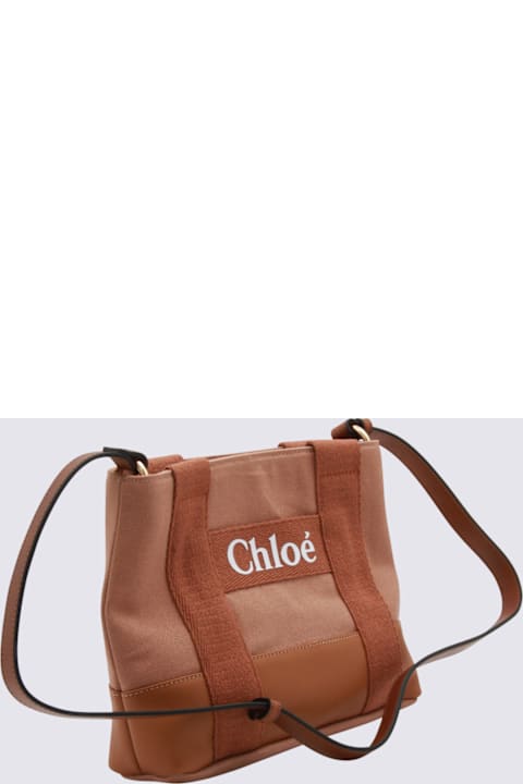 Homeware Chloé Beige Cotton Woody Logo Bag