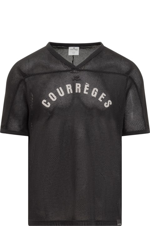 Courrèges for Men Courrèges Baseball Mesh T-shirt