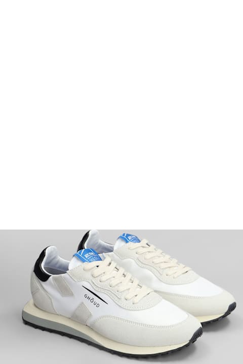 GHOUD Sneakers for Men GHOUD Rush Low Sneakers In White Suede And Fabric
