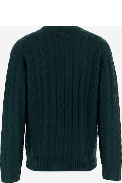 Guest in Residence for Kids Guest in Residence Cashmere Sweater With Cable Knit