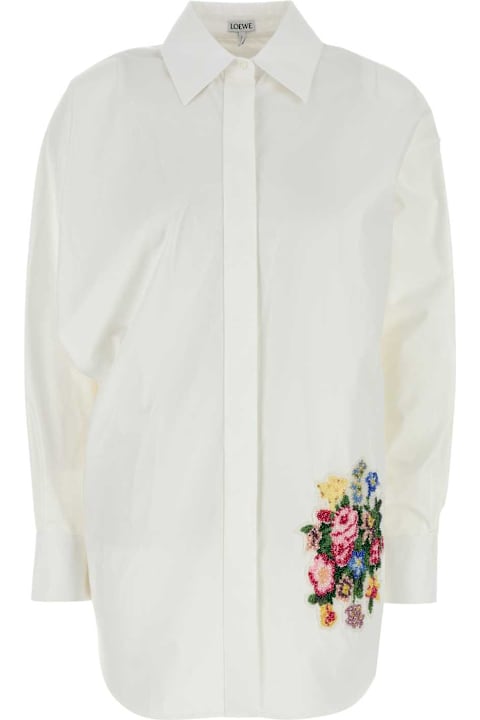 インテリア Loewe White Poplin Shirt