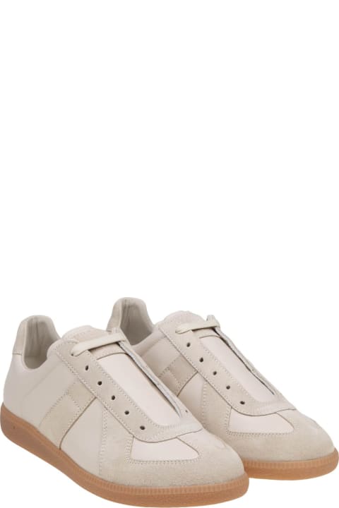 Maison Margiela Sneakers for Men Maison Margiela Replica Sneakers In Leather And Suede