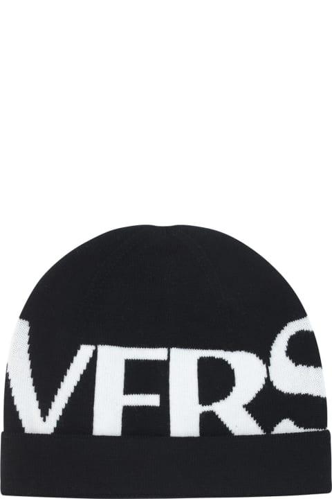 Hats for Men Versace Wool Hat