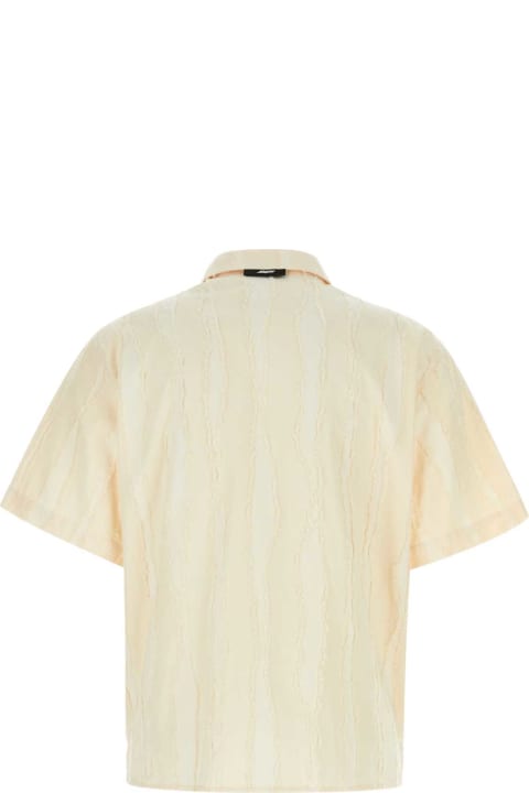 MSGM Shirts for Men MSGM Cream Cotton Shirt