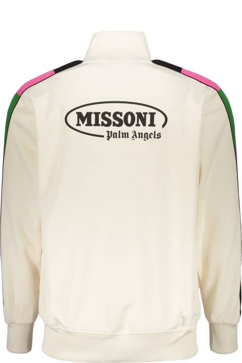 Palm Angels Fleeces & Tracksuits for Men Palm Angels Palm Angels X Missoni Techno Fabric Sweatshirt