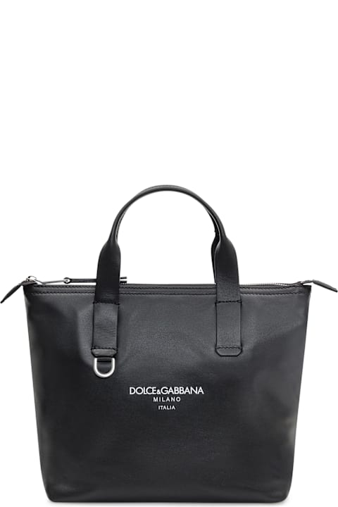 メンズ Dolce & Gabbanaのトートバッグ Dolce & Gabbana Small Logo Shopping Bag