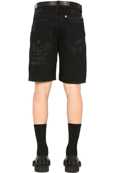 Givenchy Clothing for Men Givenchy Distressed Denim Shorts