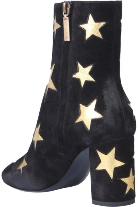 Fashion for Men Saint Laurent Lou Star Print Ankle Boots