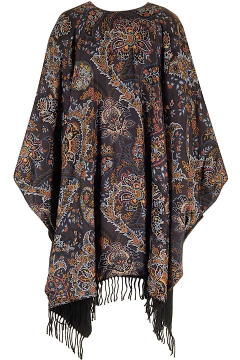 Etro Coats & Jackets for Women Etro Wool And Silk Cape