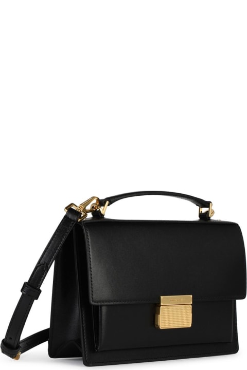 Fashion for Women Golden Goose Venezia Bag In Black Palmellata Leather