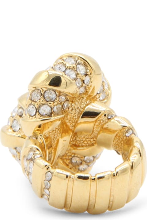 Fashion for Women Lanvin Golden Brass Melodie Ring
