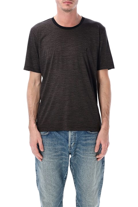 Homeware Saint Laurent Saint Laurent Cassandre Striped T-shirt
