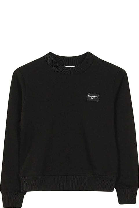 Sweaters & Sweatshirts for Girls Dolce & Gabbana Felpa Giroco Man Lung