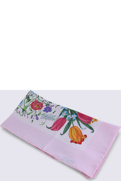 Homeware Gucci Pink Silk Scarf