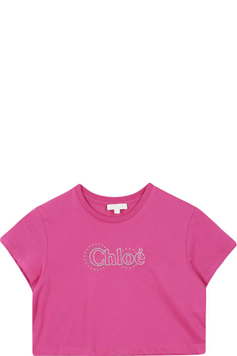 ガールズ Chloéのトップス Chloé Tee Shirt