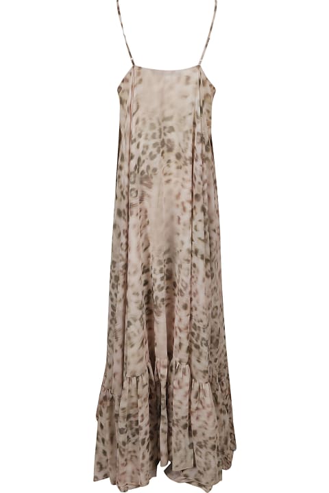 Rotate by Birger Christensen for Women Rotate by Birger Christensen Chiffon Maxi Wide Dress