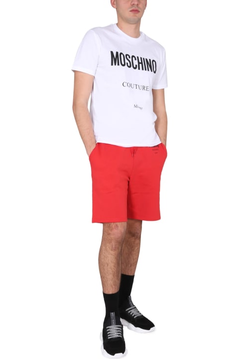 Fashion for Men Moschino Logo Print T-shirt