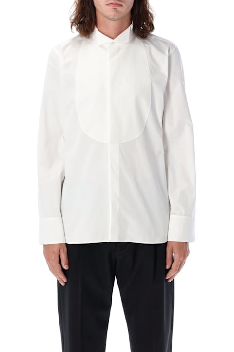 Saint Laurent Shirts for Men Saint Laurent Curved Hem Tuxedo Shirt