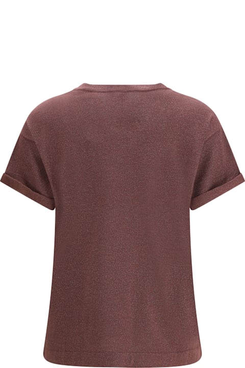 Brunello Cucinelli for Kids Brunello Cucinelli Cashmere Glitter T-shirt