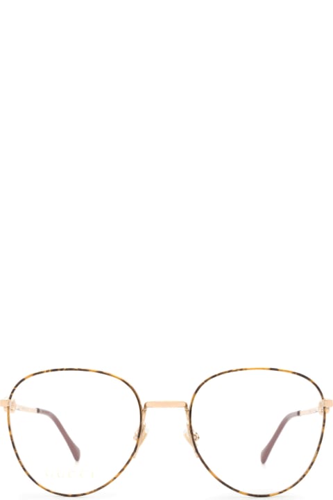 Gucci Eyewear Eyewear for Women Gucci Eyewear Gg0880o Gold / Havana Glasses