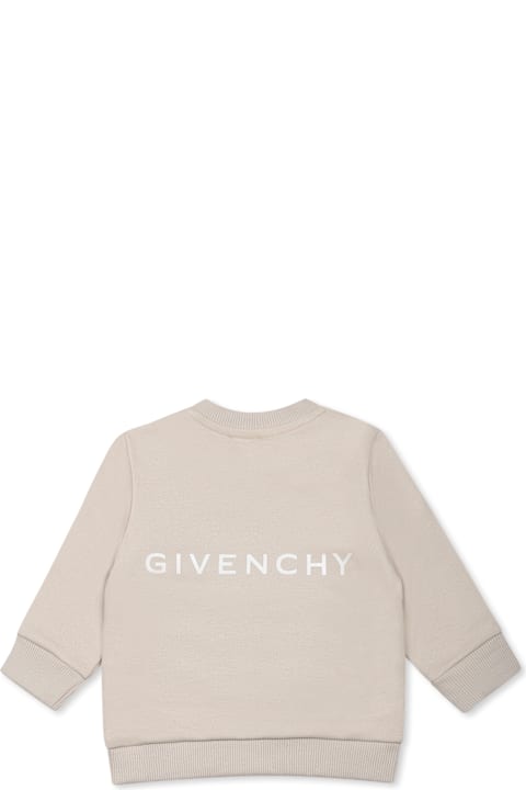 Givenchy Sweaters & Sweatshirts for Baby Girls Givenchy Beige Sweatshirt For Baby Boy With 4g Motif