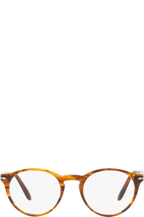 Persol Eyewear for Men Persol Po3092v Striped Brown Glasses
