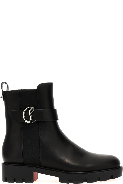 Christian Louboutin Boots for Women Christian Louboutin 'cl Chelsea Booty Lug' Ankle Boots