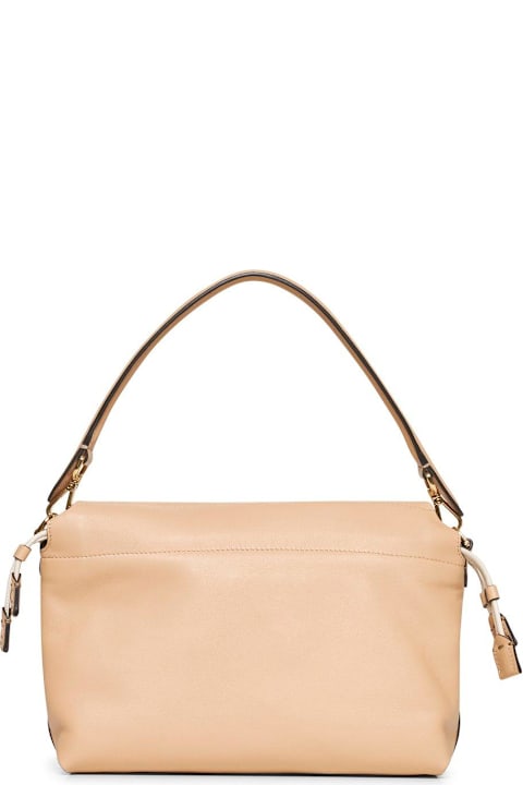 Fendi Shoulder Bags for Women Fendi Mamma Baguette Logo Plaque Shoulder Bag