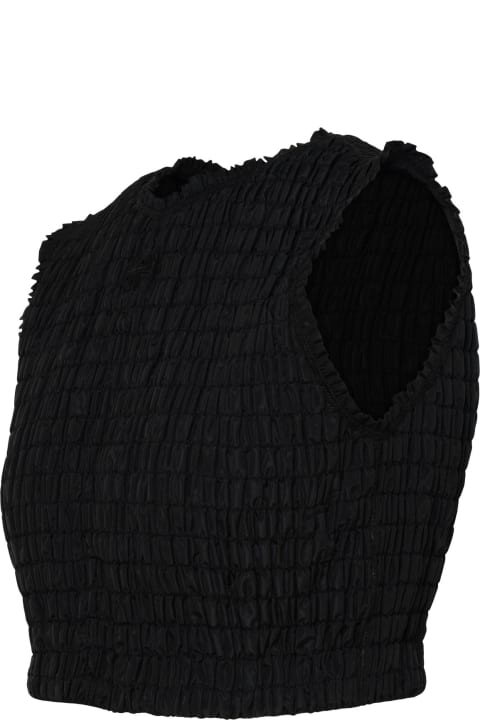 Patou Topwear for Women Patou Black Recycled Fault Top
