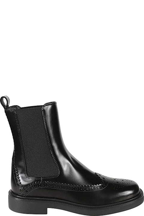 Tod's Boots for Women Tod's Perforated Side Stretch Boots