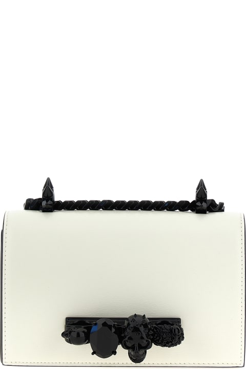 ウィメンズ Alexander McQueenのショルダーバッグ Alexander McQueen 'mini Jewelled Satchel' Shoulder Bag