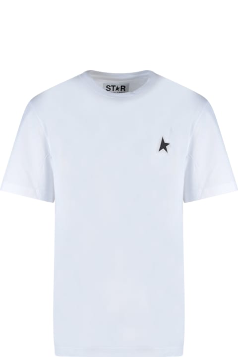 Golden Goose for Men Golden Goose Cotton T-shirt With Star Print