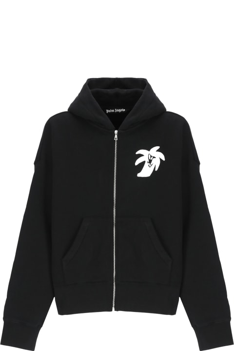 Palm Angels Fleeces & Tracksuits for Men Palm Angels Hunter Zipped Hoodie