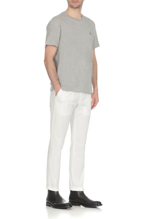 أدوات منزلية Dondup White Turn-up Trousers