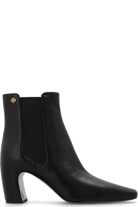 Tory Burch Boots for Women Tory Burch Square Toe Heeled Boots
