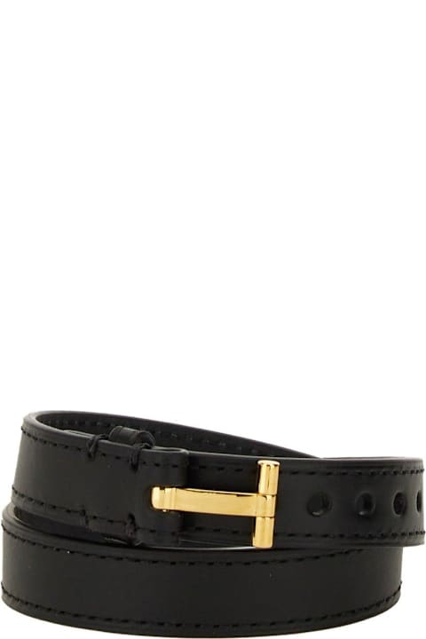 Tom Ford Bracelets for Men Tom Ford T-buckle Fastened Bracelet