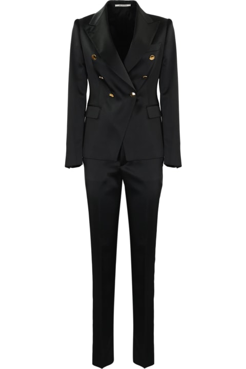 Tagliatore Dresses for Women Tagliatore Alicya Tuxedo Effect Suit